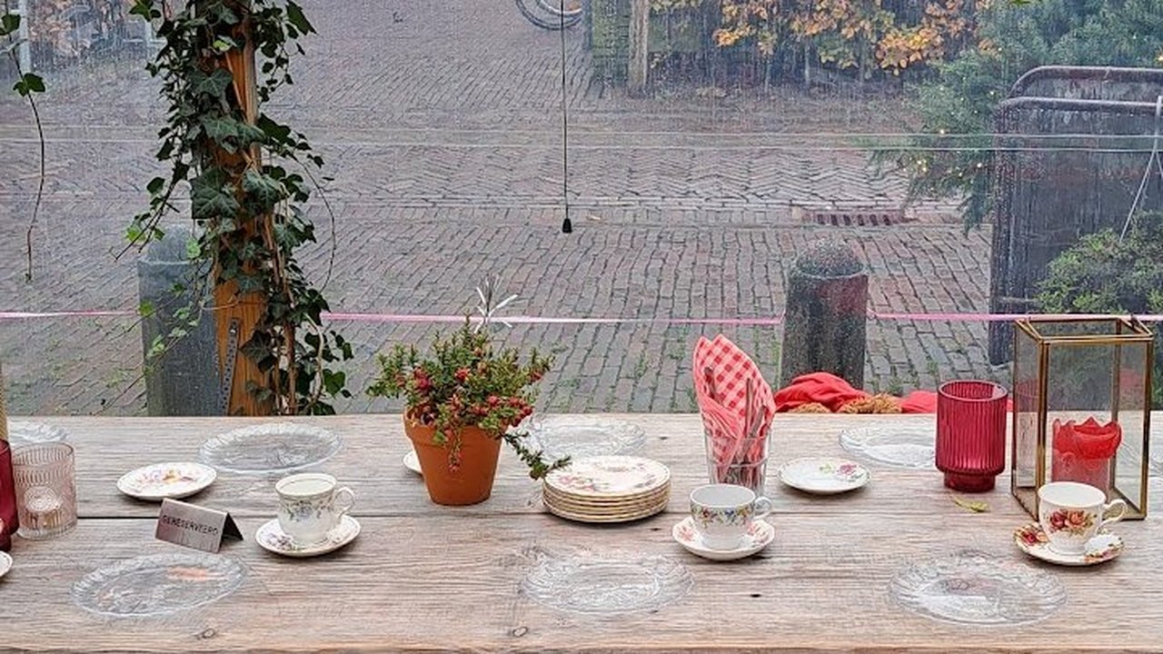 Foto van het terras