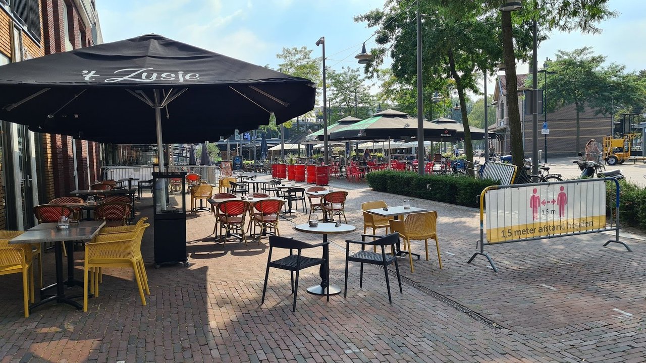 Foto van het terras